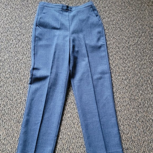 Alfred Dunner Blue Dress Pants 6P Like New Condition - Picture 4 of 12